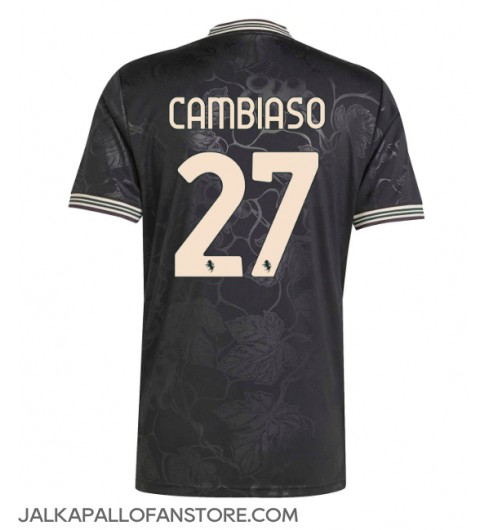 Juventus Andrea Cambiaso #27 Kolmaspaita 2025-26 Lyhythihainen Juventus Andrea Cambiaso #27 Kolmaspaita 2025-26 Lyhythihainen